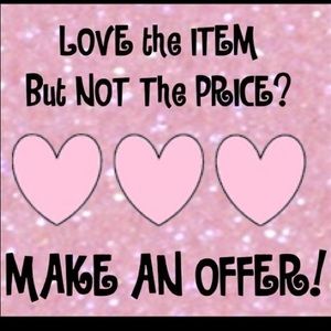 All reasonable offers are welcomed